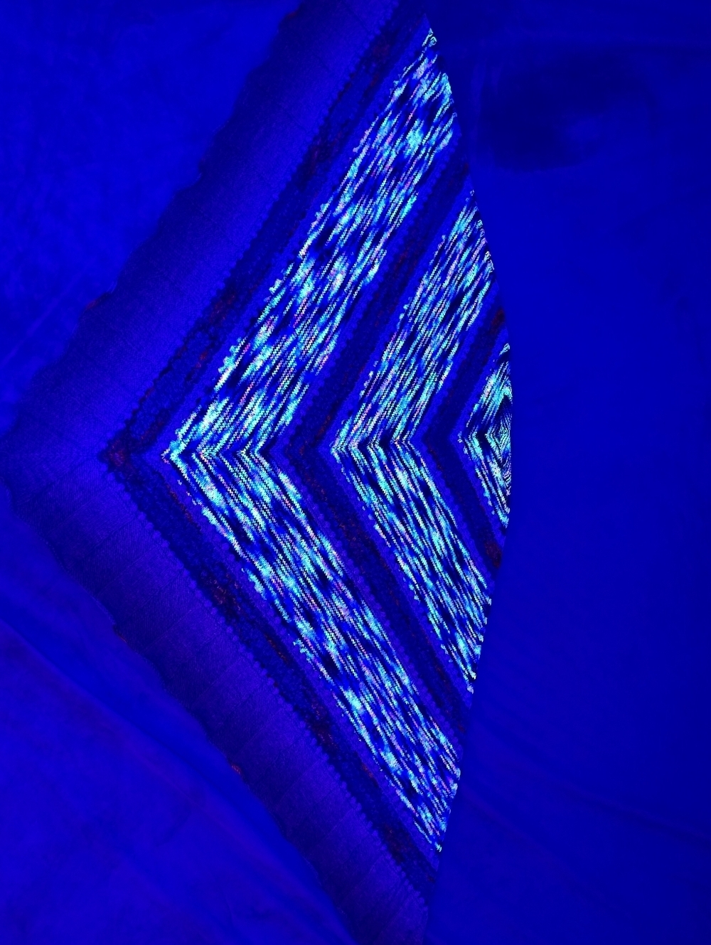 Lightweight Shawl Hand Knit One Of A Kind - Picture 5 of 7